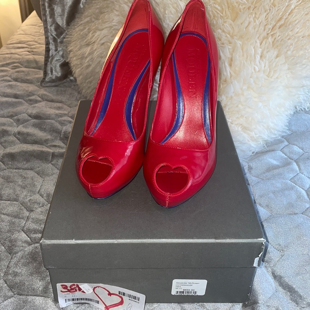 Alexander McQueen patent leather